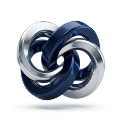 End-to-End Strategic Partnership 3D Icon
